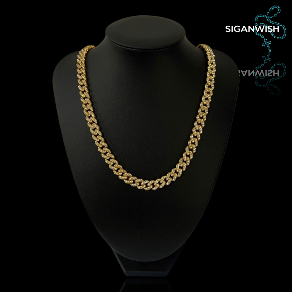 CLASSIC "SLIM" LINK 1.1mm ICED OUT 📿