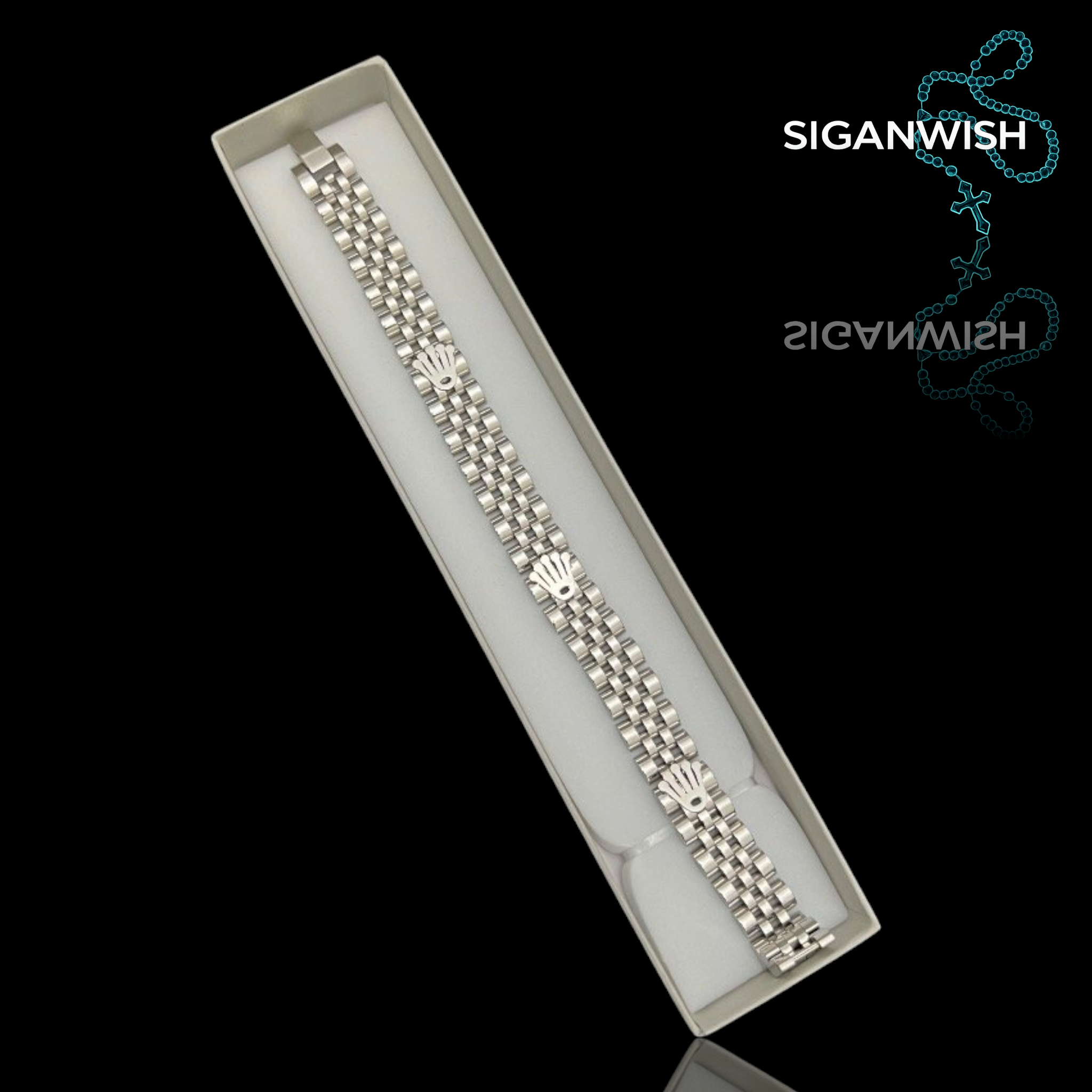 PULSERA "ROLEX" JUBILEE/LOGO 📿