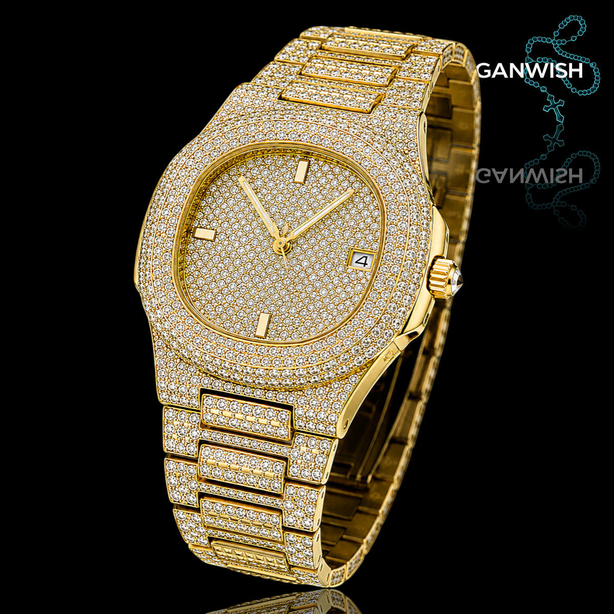 DIAMOND "PATEK" ICED OUT 📿