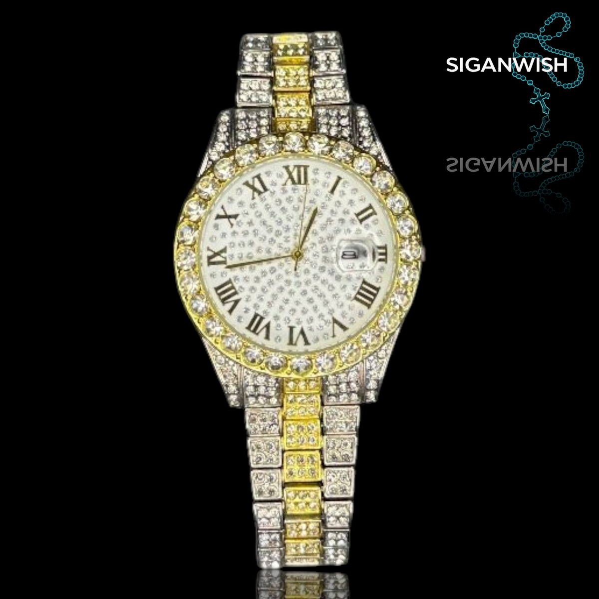 DIAMOND "CUBAN" ICED OUT 📿