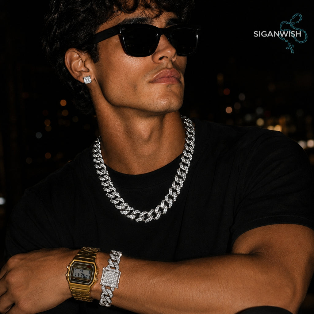 AROS "DRIP" 2 PCS ICED OUT 📿