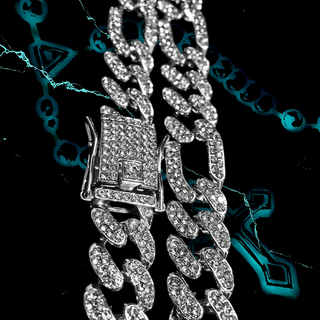CHUNKY LINK 1.3mm ICED OUT 📿