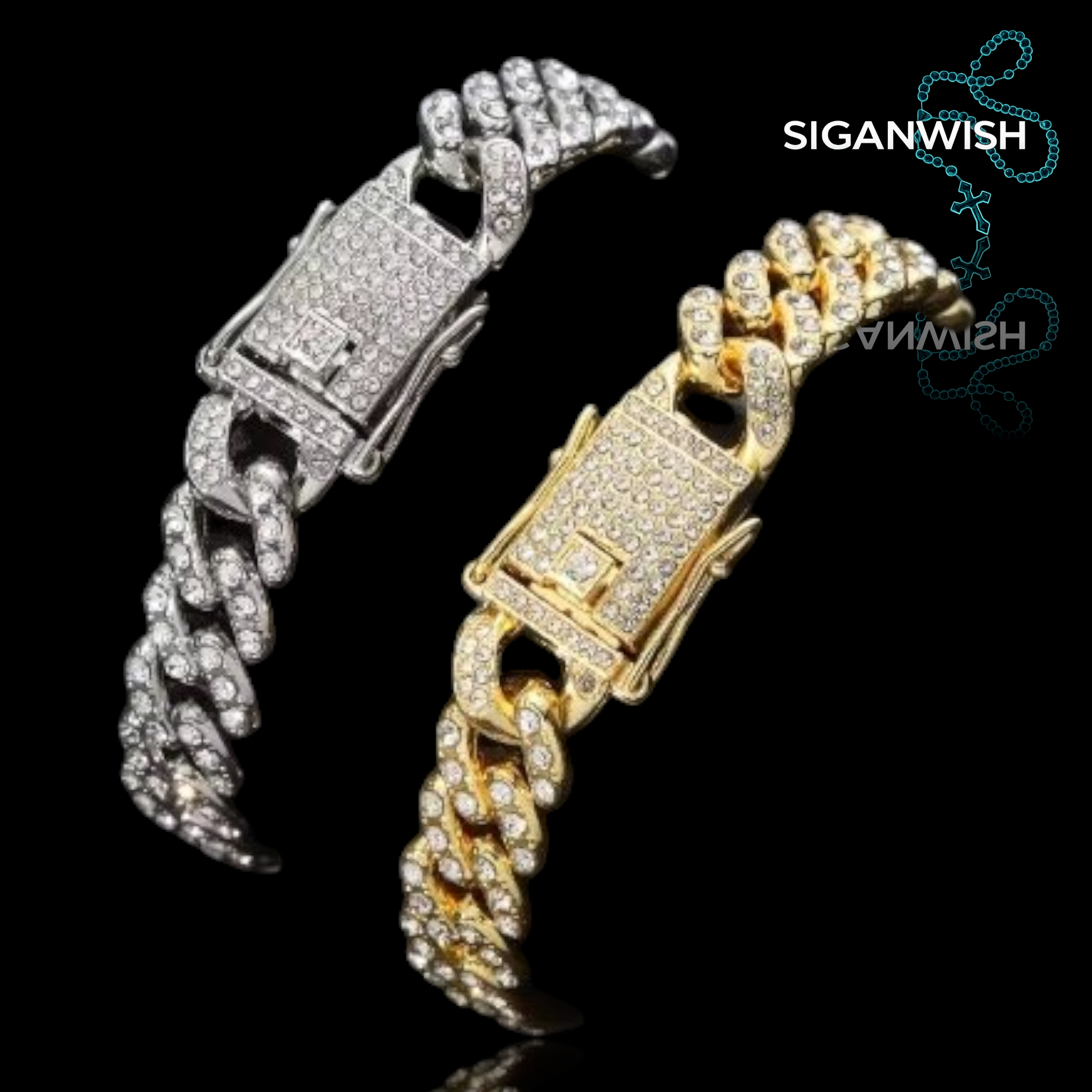 PULSERA "CLASSIC" SLIM ICED OUT 📿