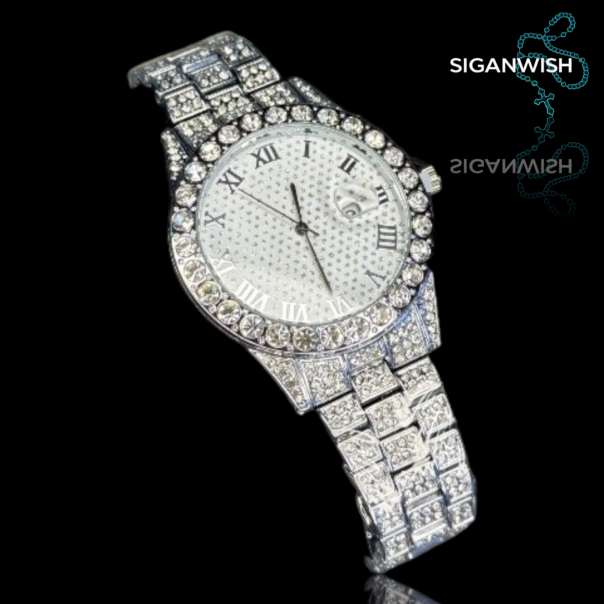 DIAMOND "CUBAN" ICED OUT 📿