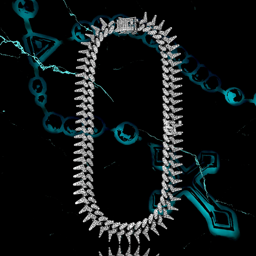 SPIKE LINK 1.3mm ICED OUT 📿