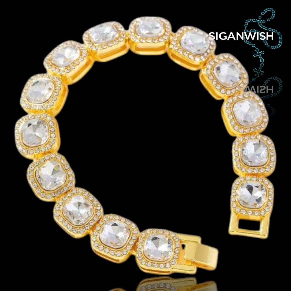 PULSERA "PEARLS" ICED OUT 📿