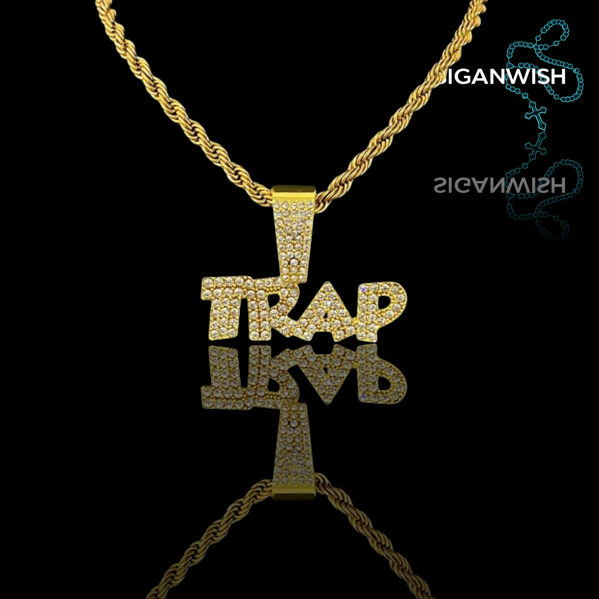 DIJE "TRAP" ICED OUT 📿