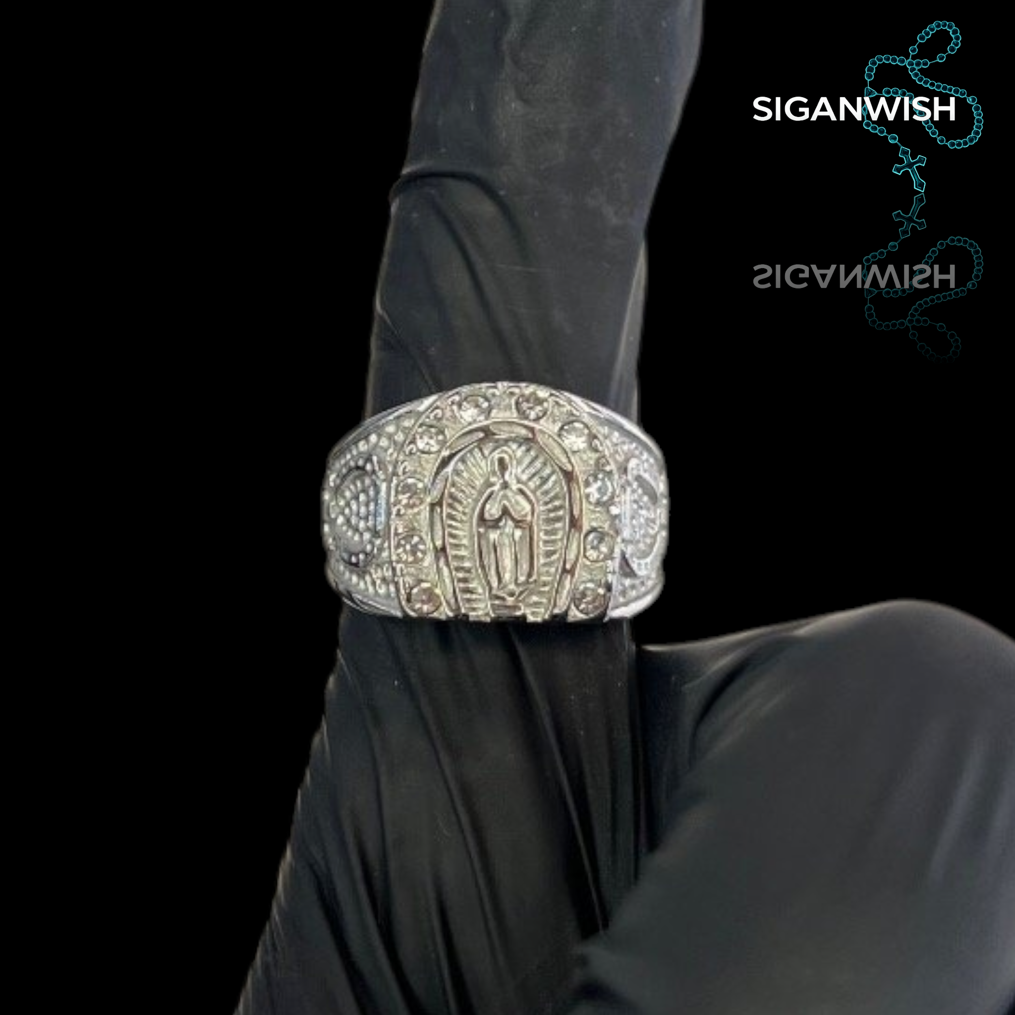 ANILLO "MARIA" ICED OUT 📿