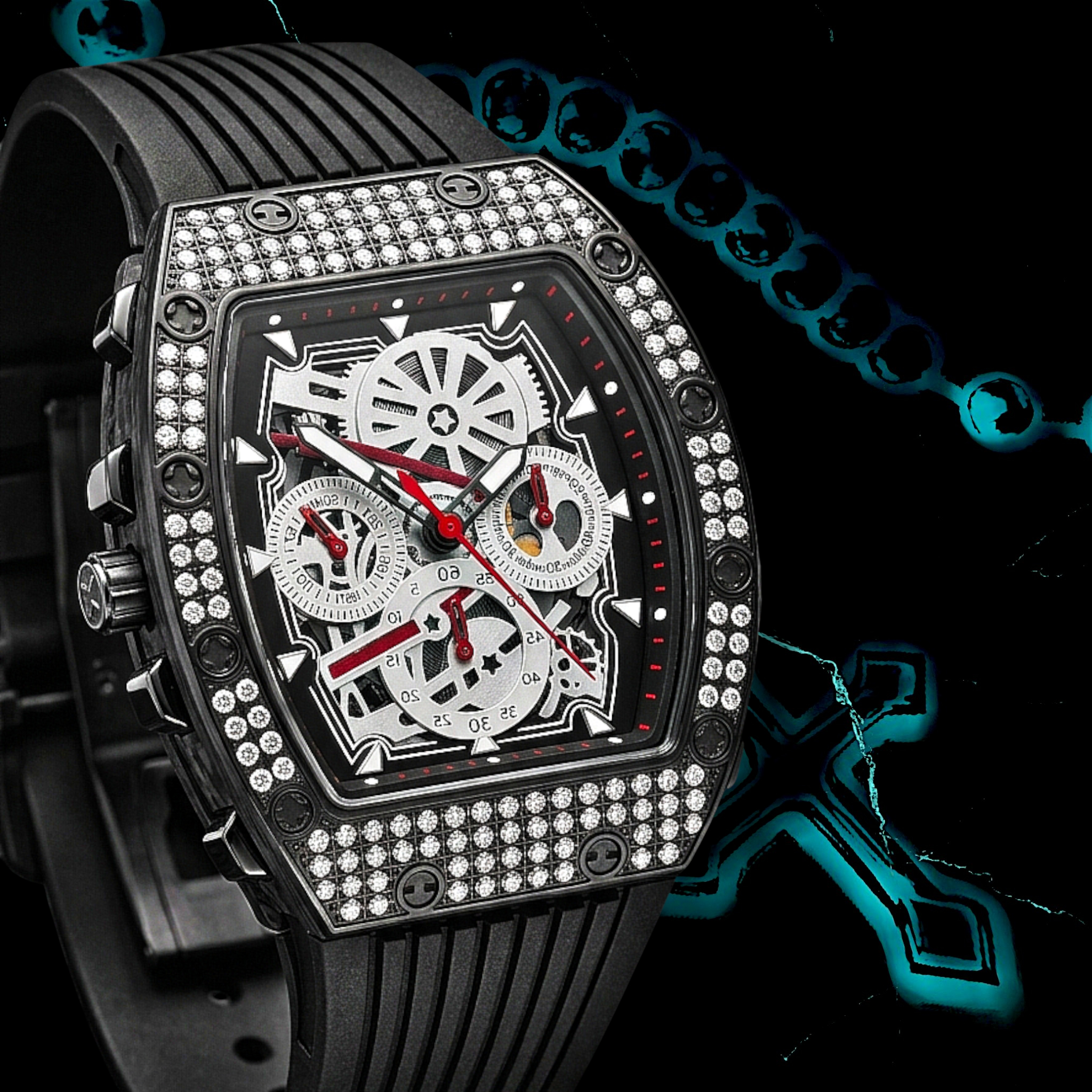 RICHARD MILLE "DRIP" ICED OUT 📿