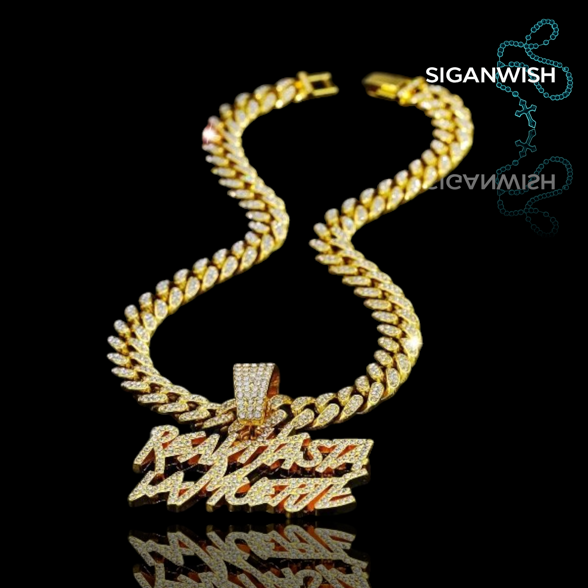 DIJE "RHLM" ICED OUT 📿