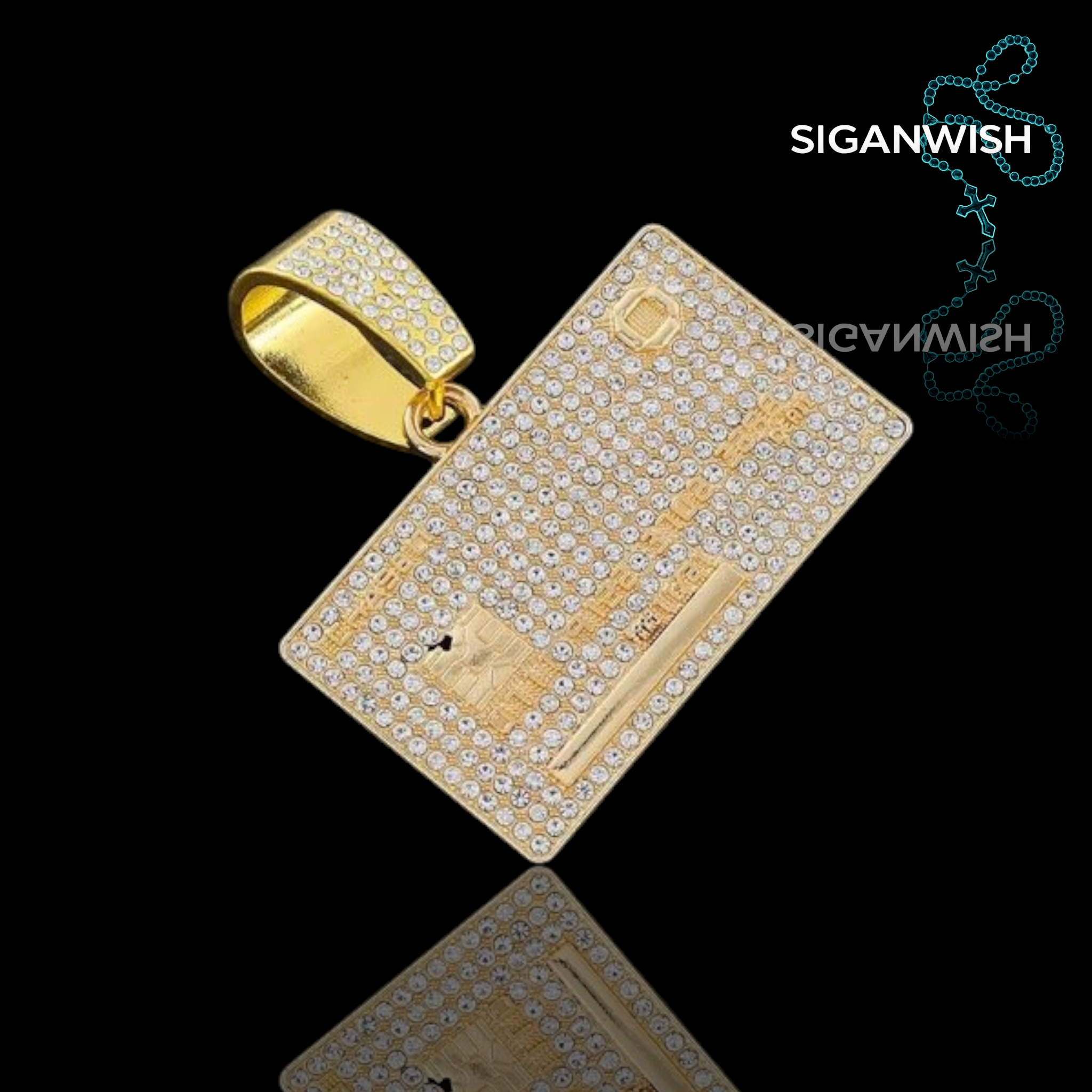 DIJE "VISA" ICED OUT 📿