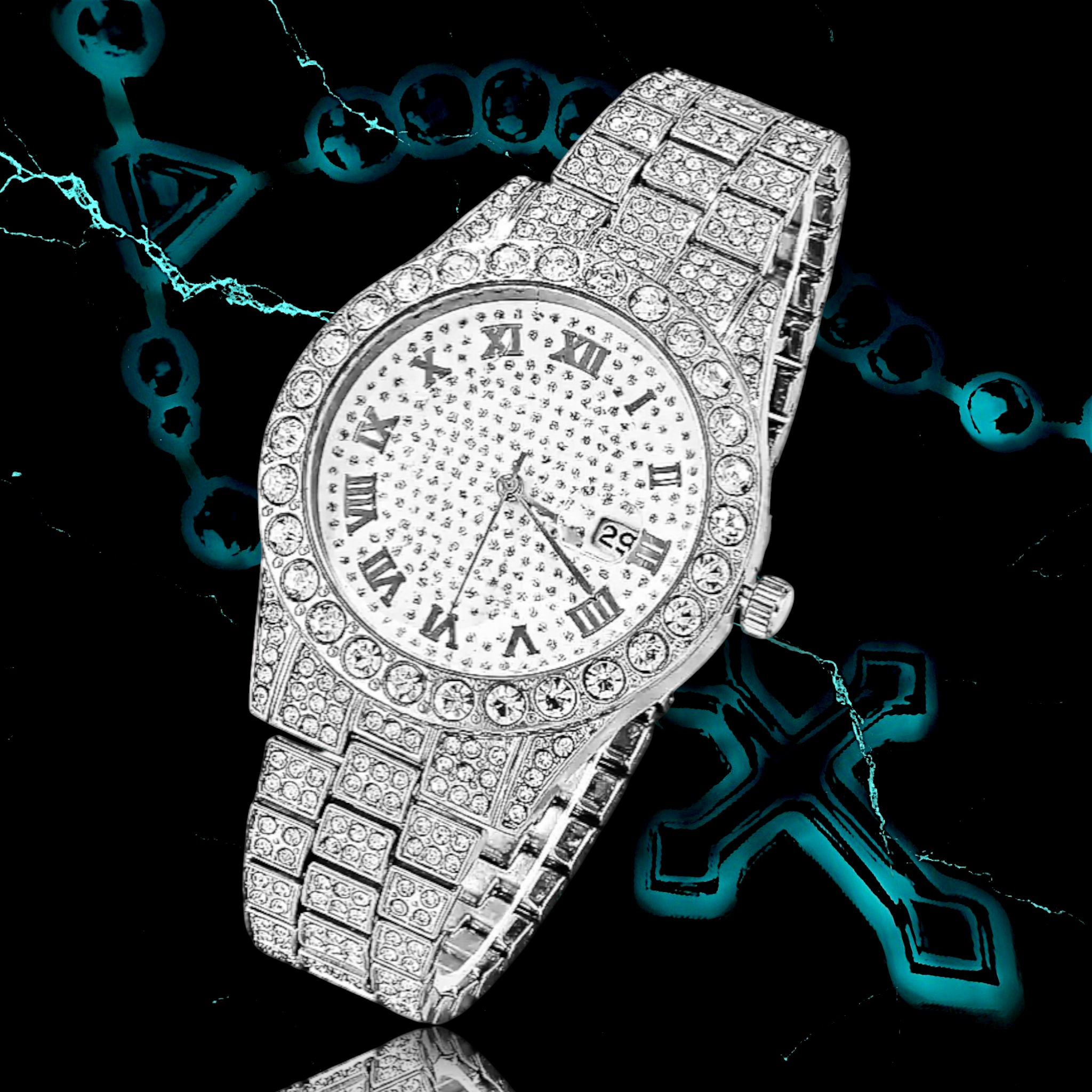 DIAMOND "DRIP" ICED OUT 📿