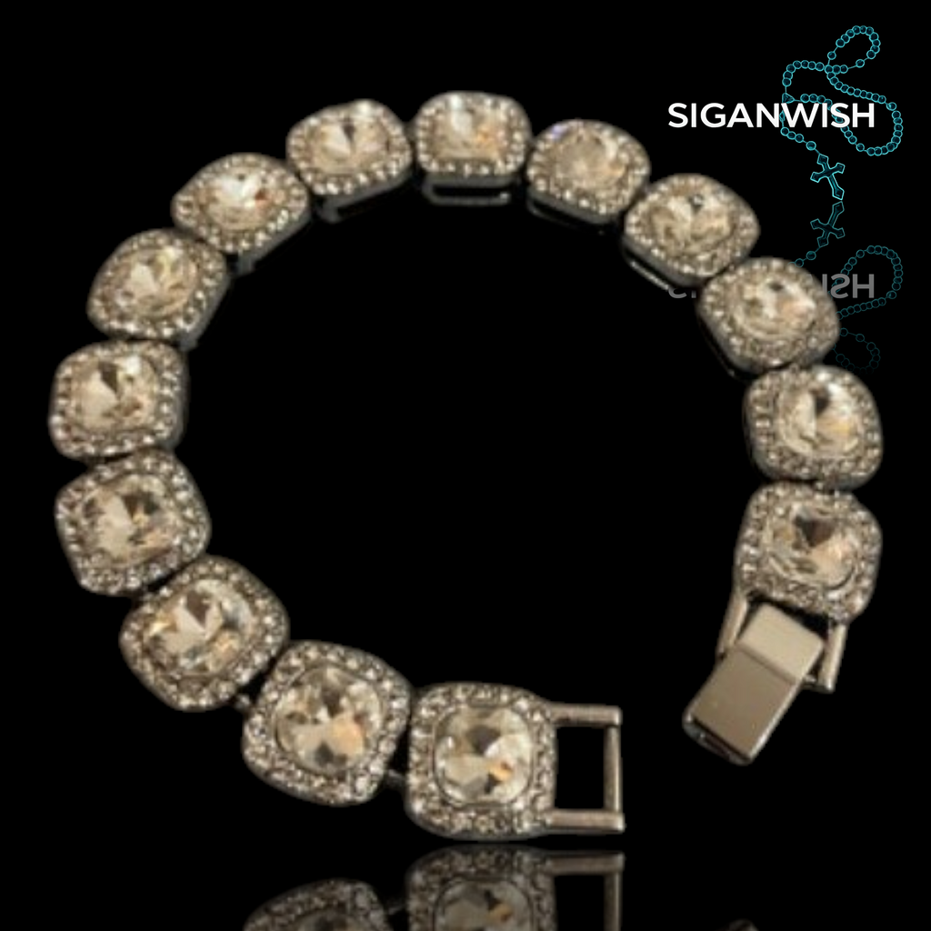 PULSERA "PEARLS" ICED OUT 📿
