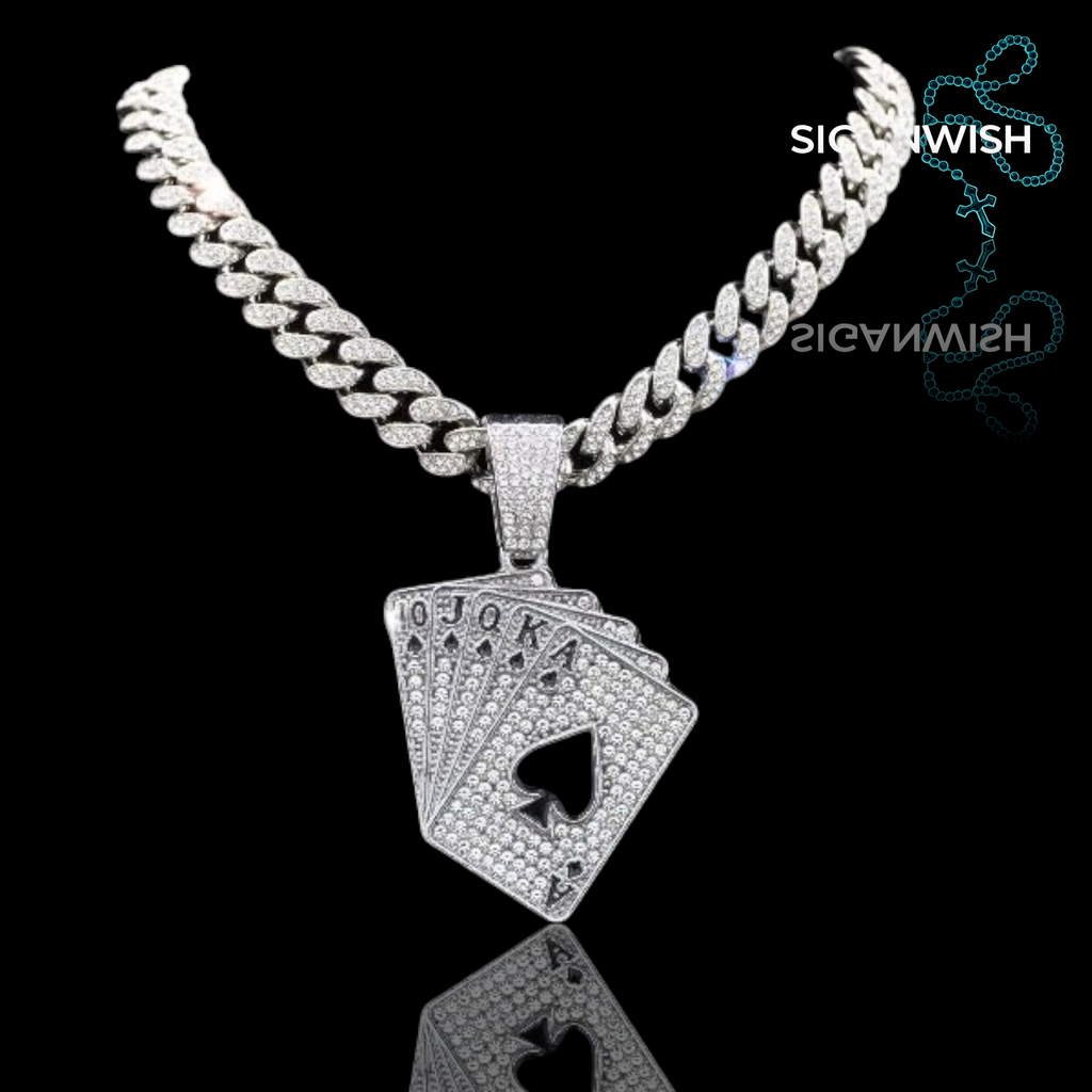 DIJE "POKER" ICED OUT 📿