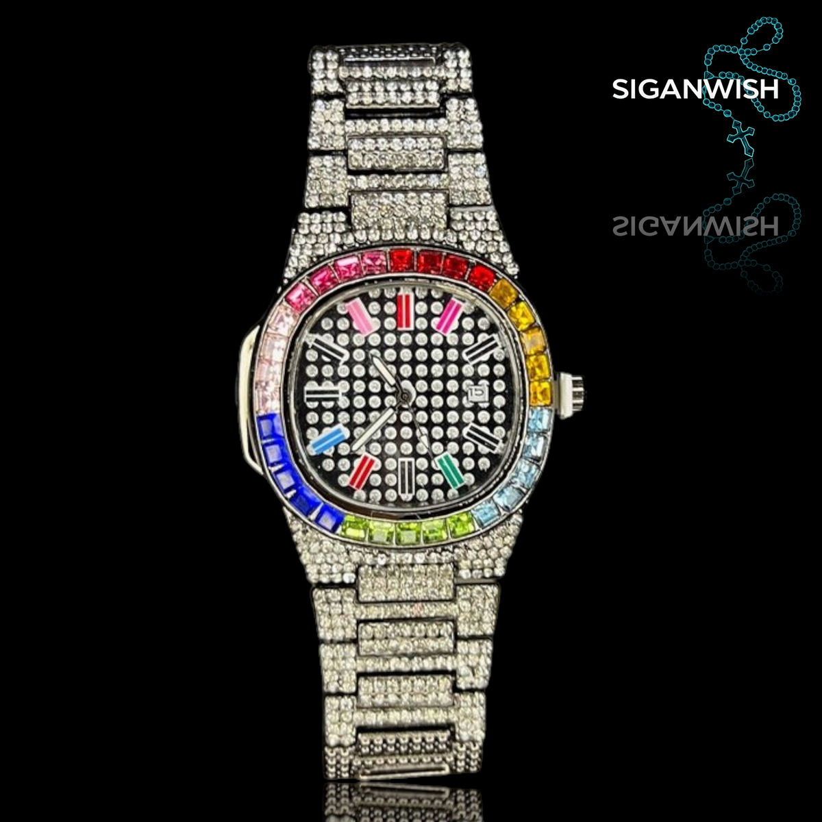 DIAMOND "PATEK" ICED OUT 📿