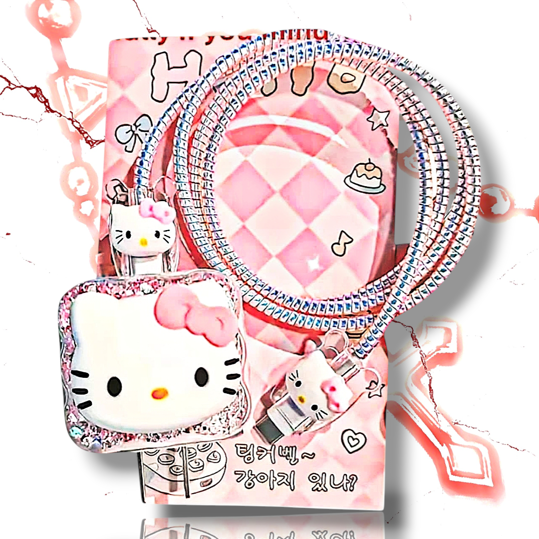 ESTUCHE CARGADOR HELLO KITTY 📿