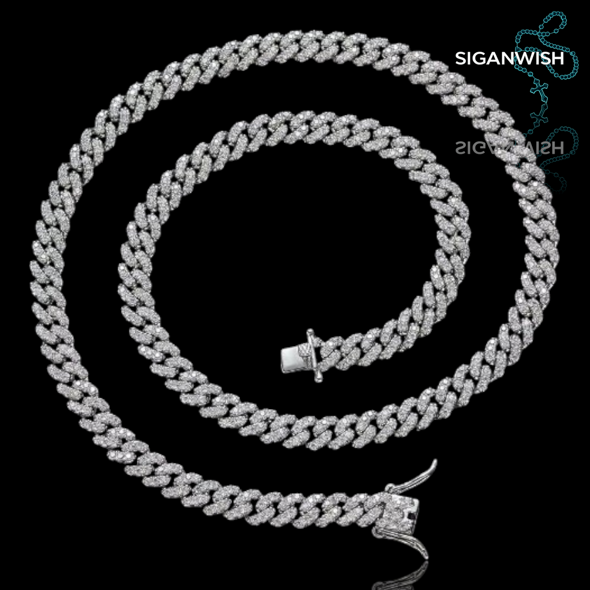 CLASSIC "SLIM" LINK 1.1mm ICED OUT 📿