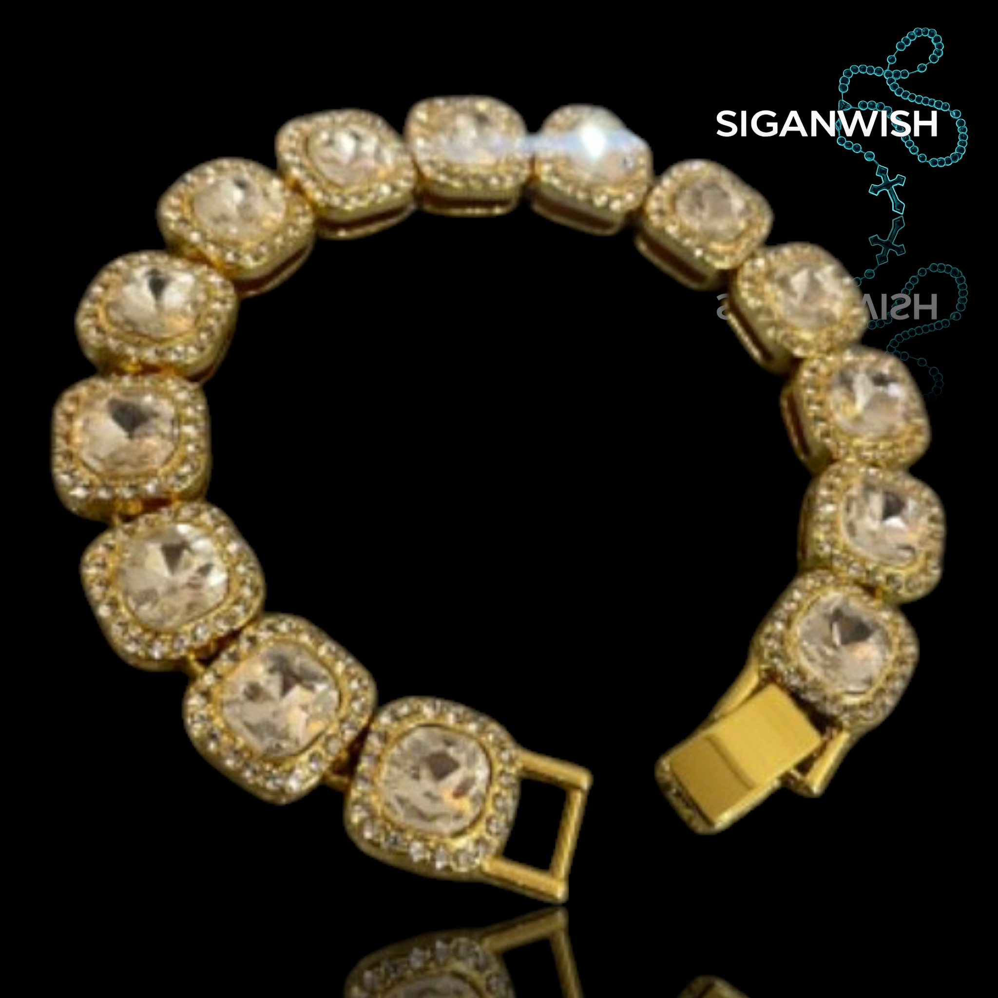 PULSERA "PEARLS" ICED OUT 📿