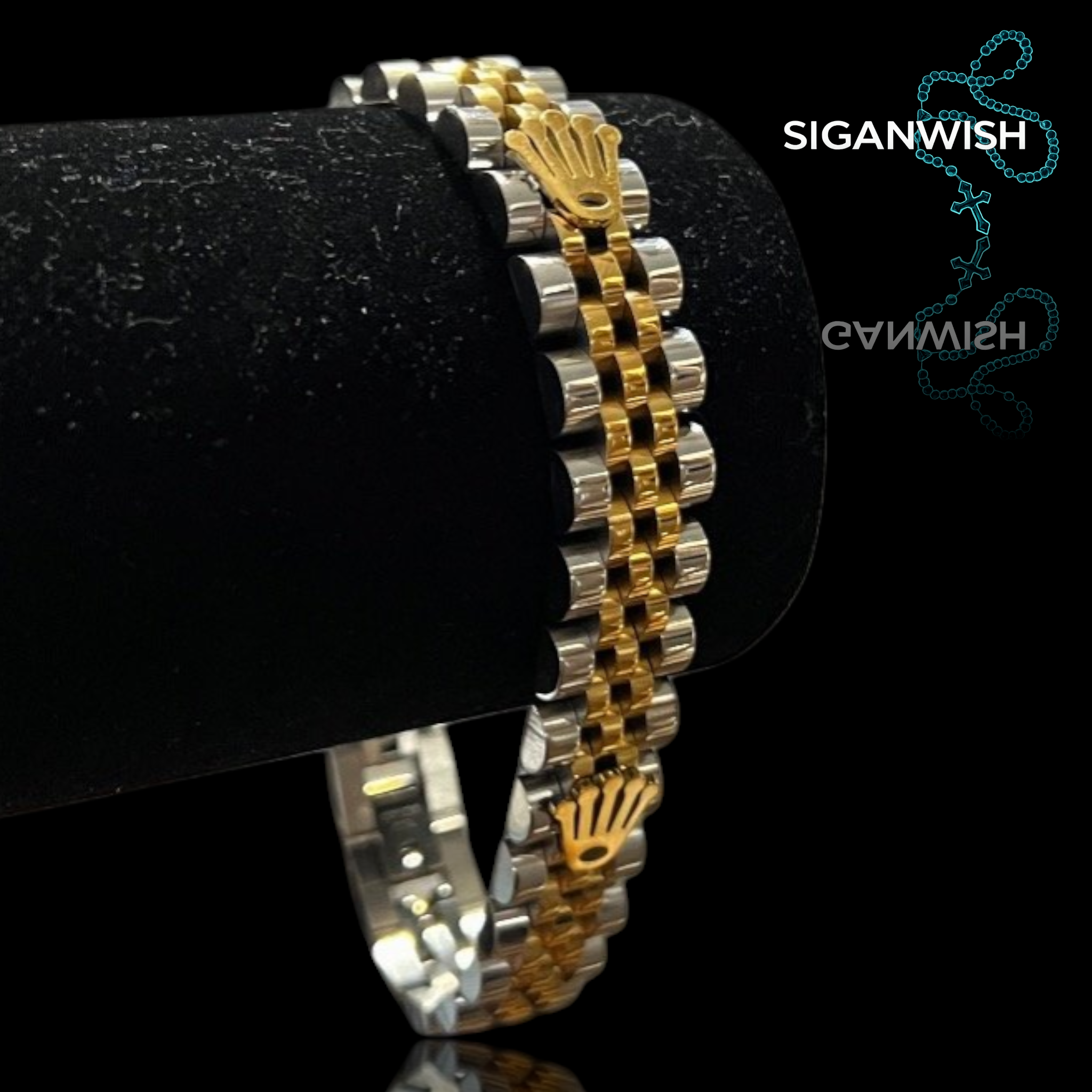 PULSERA "ROLEX" JUBILEE/LOGO 📿