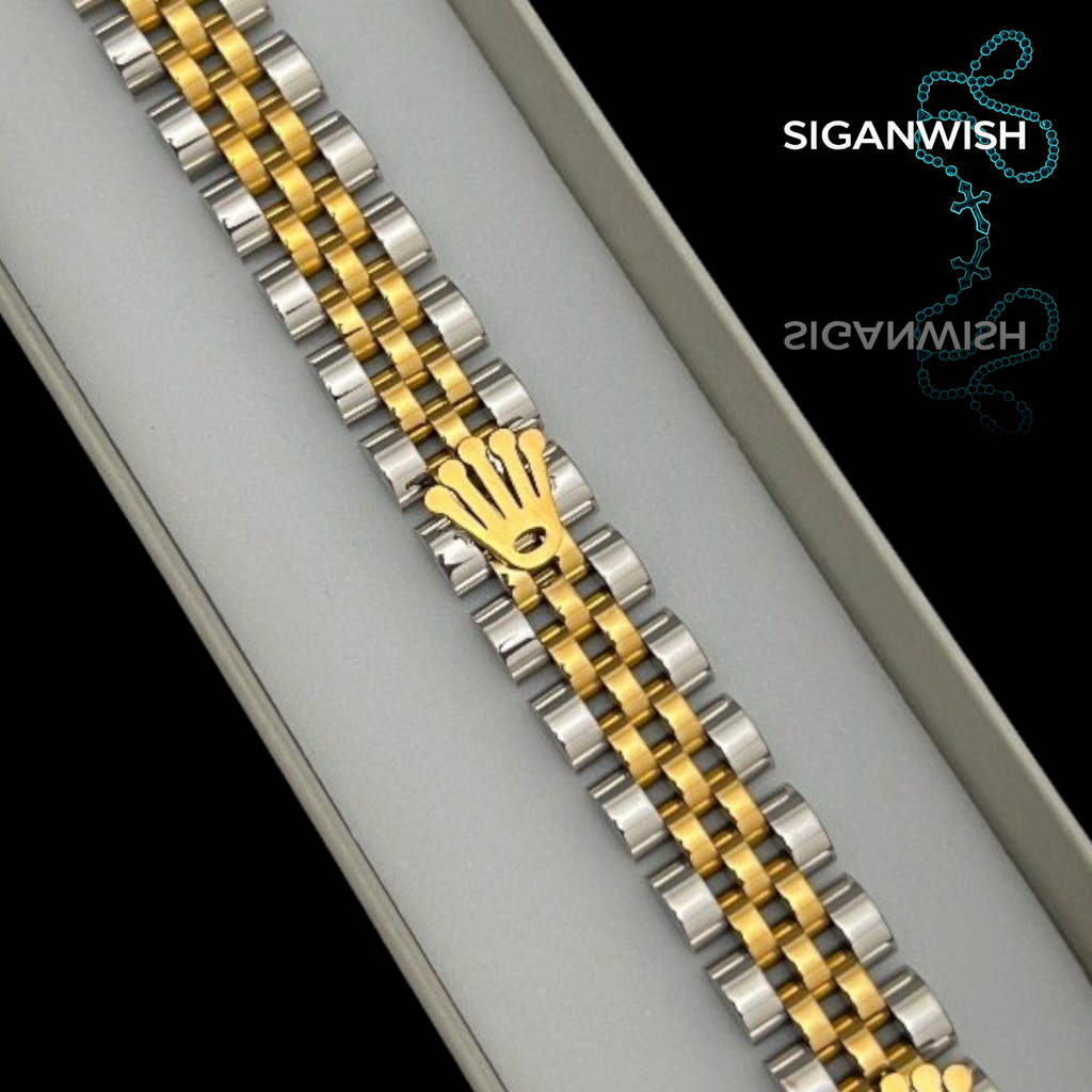 PULSERA "ROLEX" JUBILEE/LOGO 📿