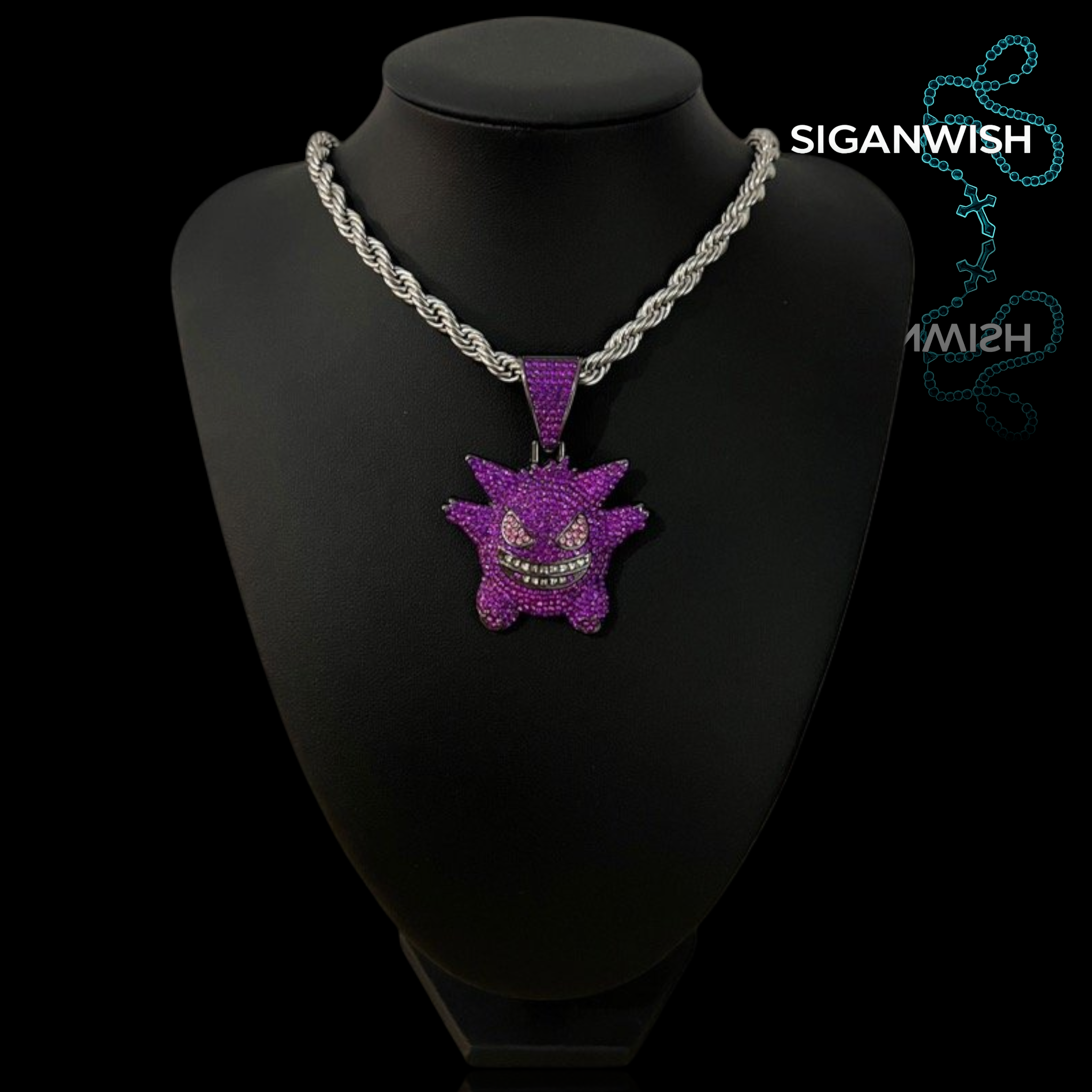 DIJE "GENGAR" ICED OUT 📿