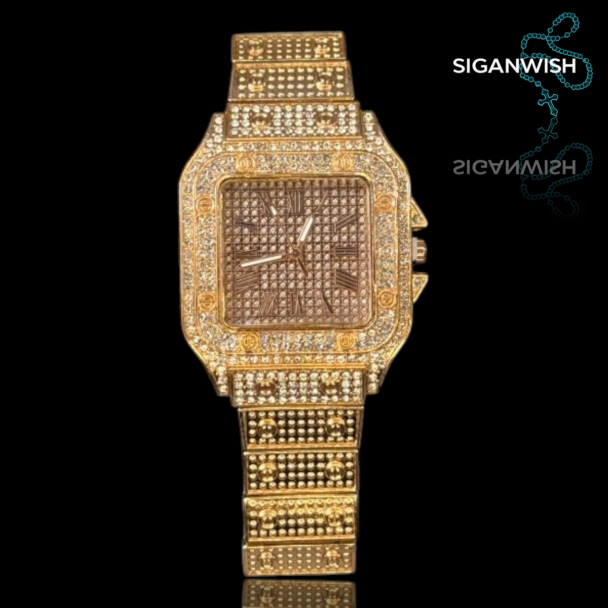 DIAMOND "SQUARE" ICED OUT 📿