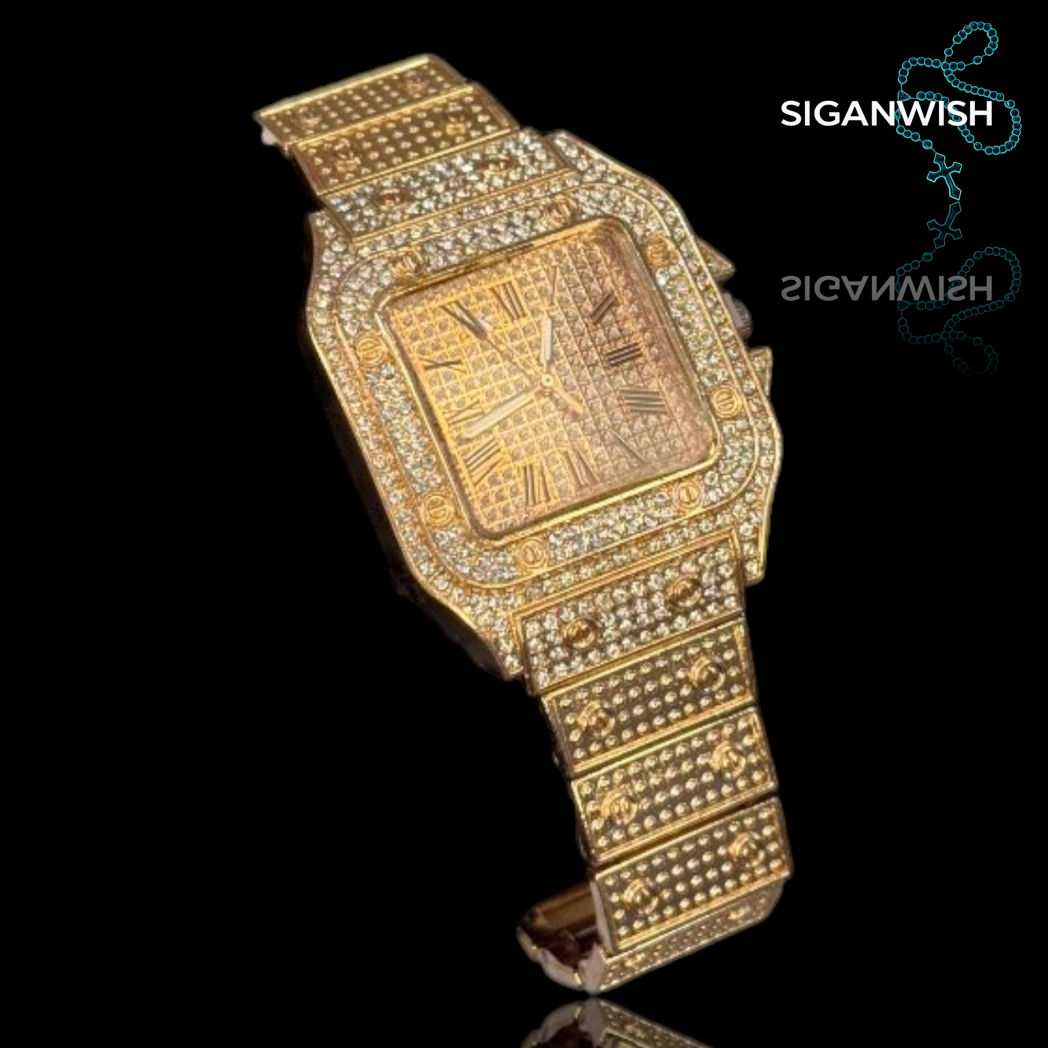 DIAMOND "SQUARE" ICED OUT 📿