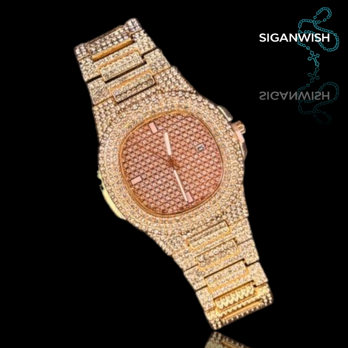 DIAMOND "PATEK" ICED OUT 📿
