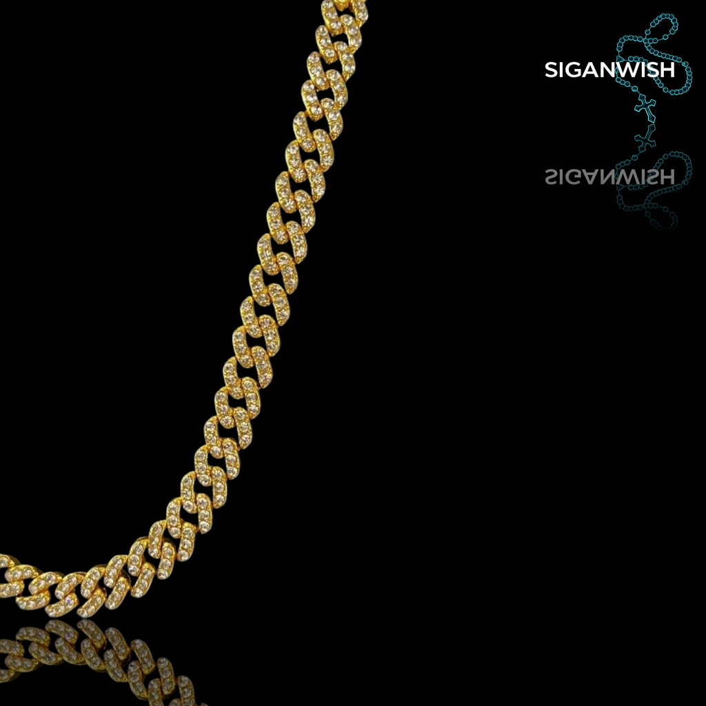 CLASSIC "SLIM" LINK 1.1mm ICED OUT 📿