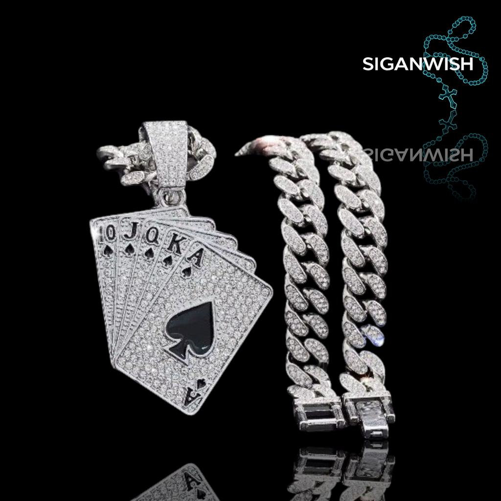 DIJE "POKER" ICED OUT 📿