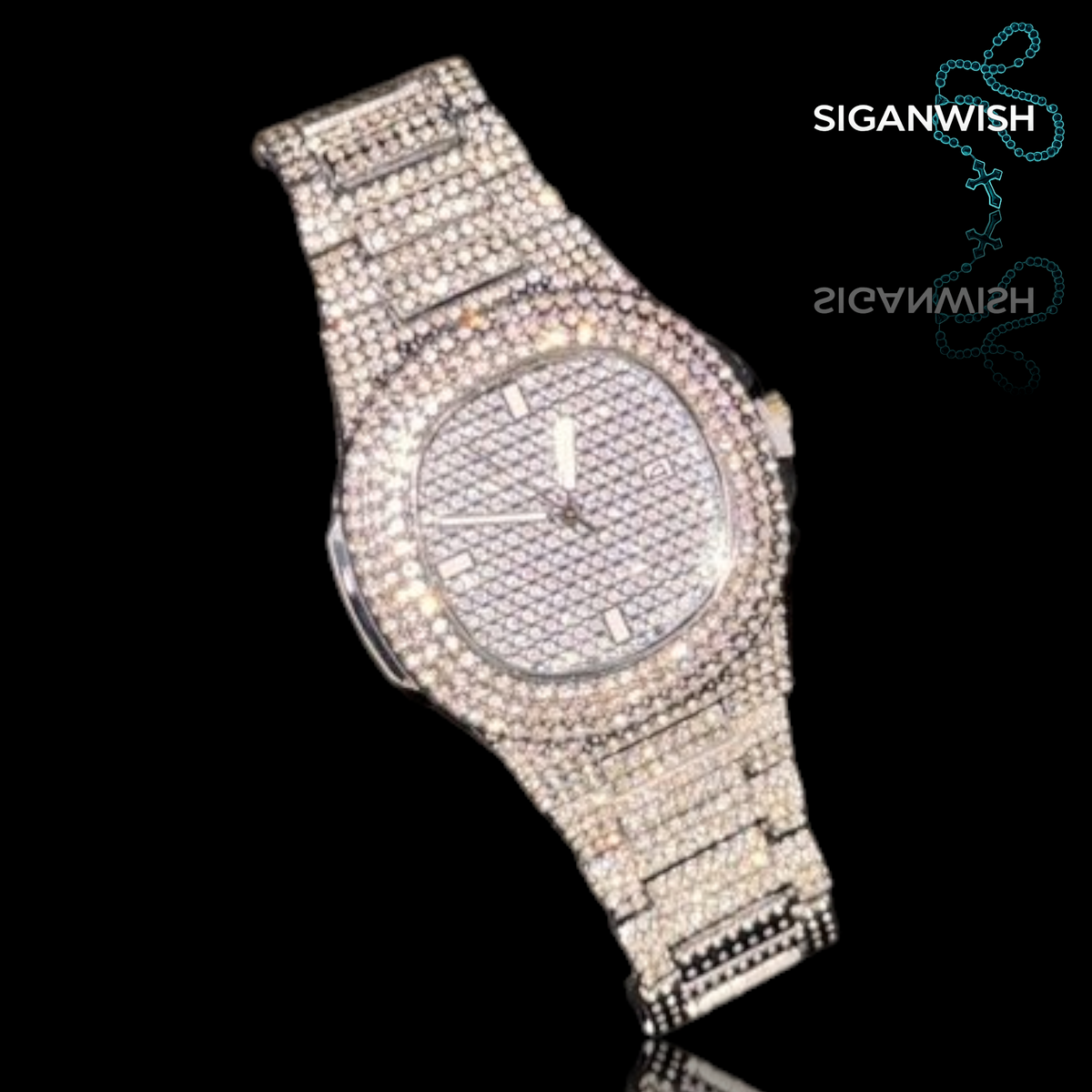 DIAMOND "PATEK" ICED OUT 📿