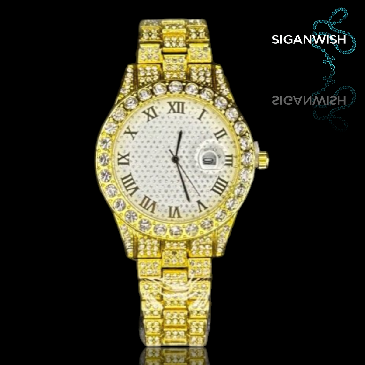 DIAMOND "CUBAN" ICED OUT 📿