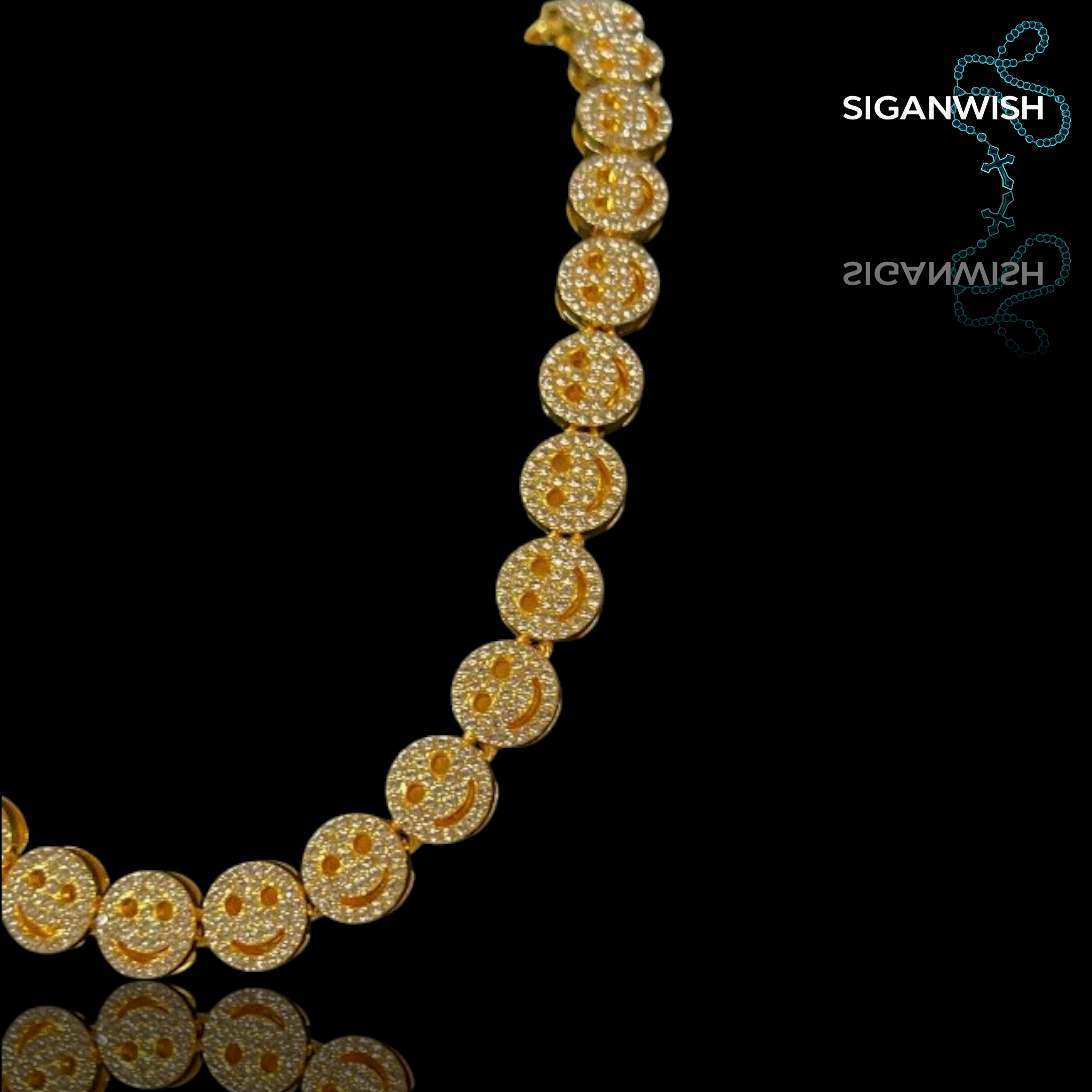 SMILE LINK 1.3mm ICED OUT 📿