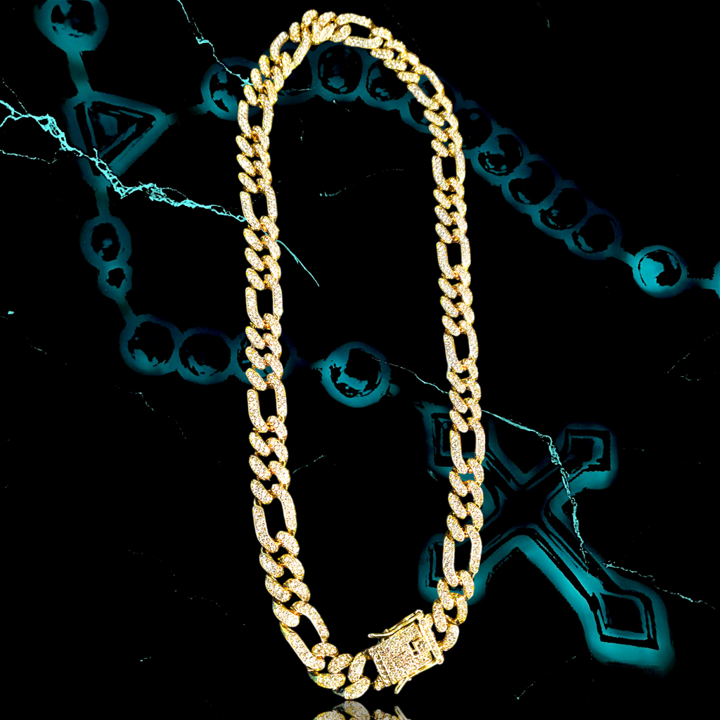 CHUNKY LINK 1.3mm ICED OUT 📿