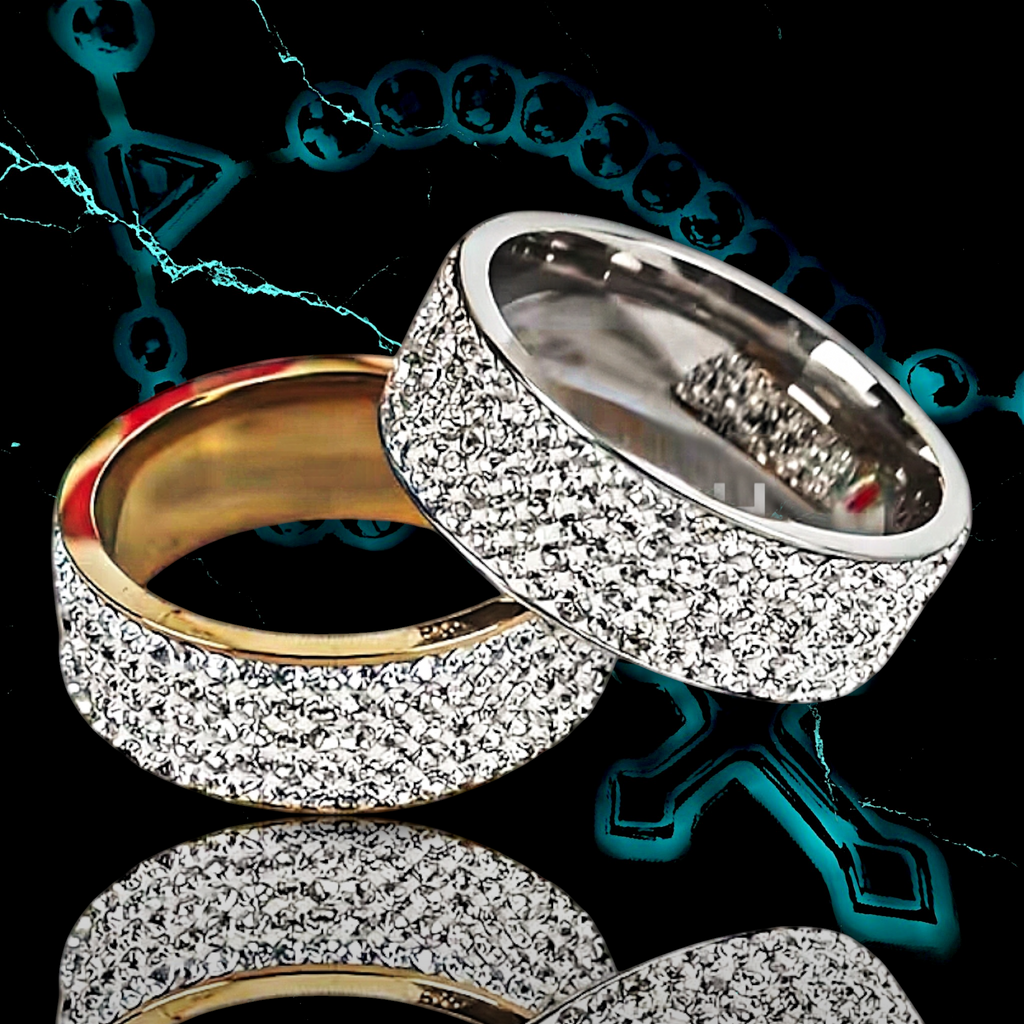 ANILLO "DRIP" ICED OUT 📿