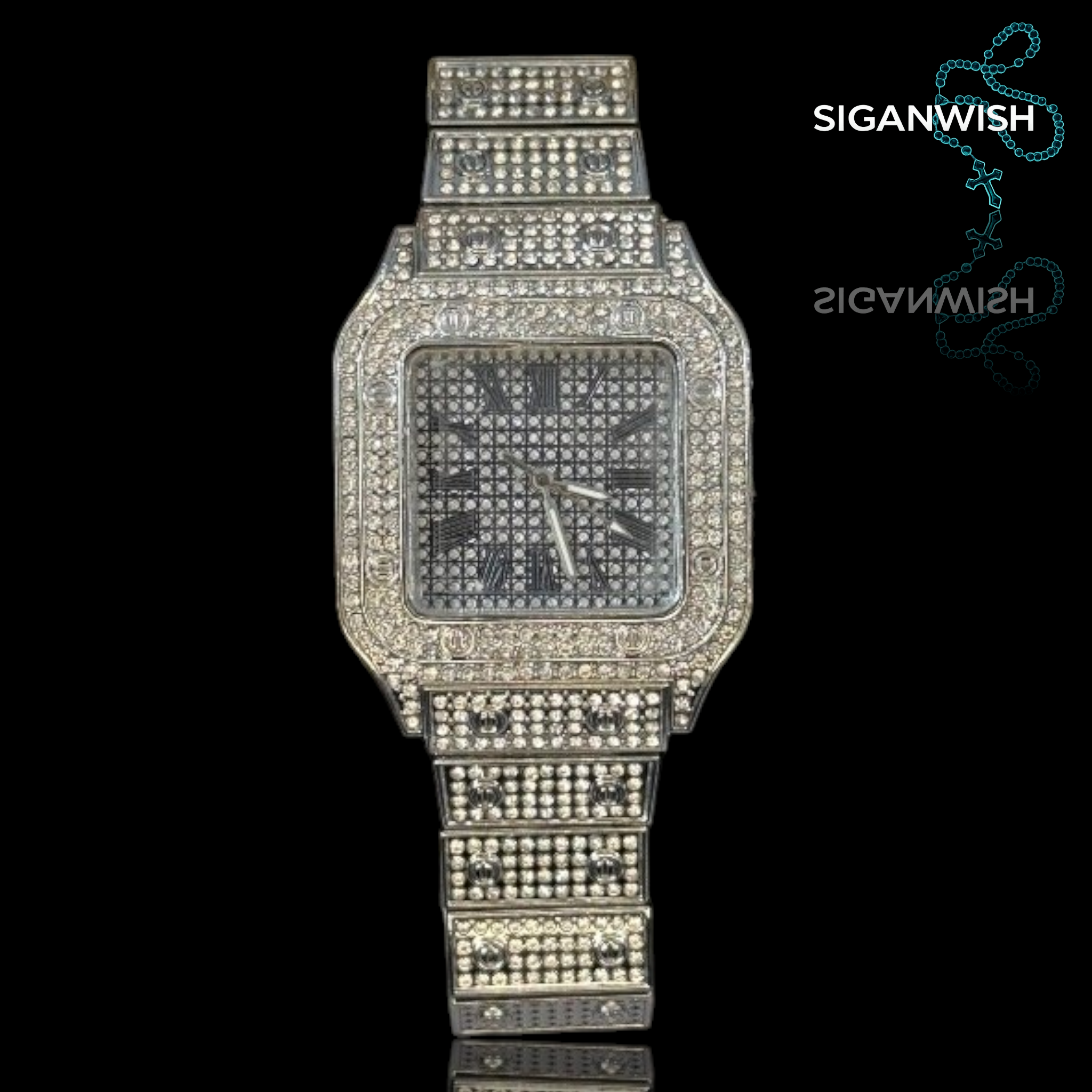 DIAMOND "SQUARE" ICED OUT 📿