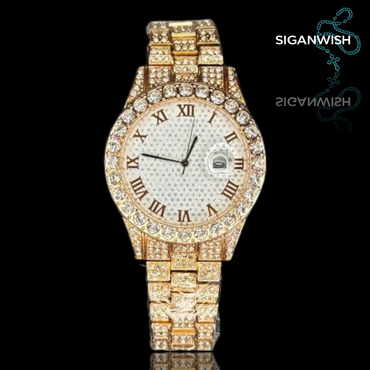 DIAMOND "CUBAN" ICED OUT 📿