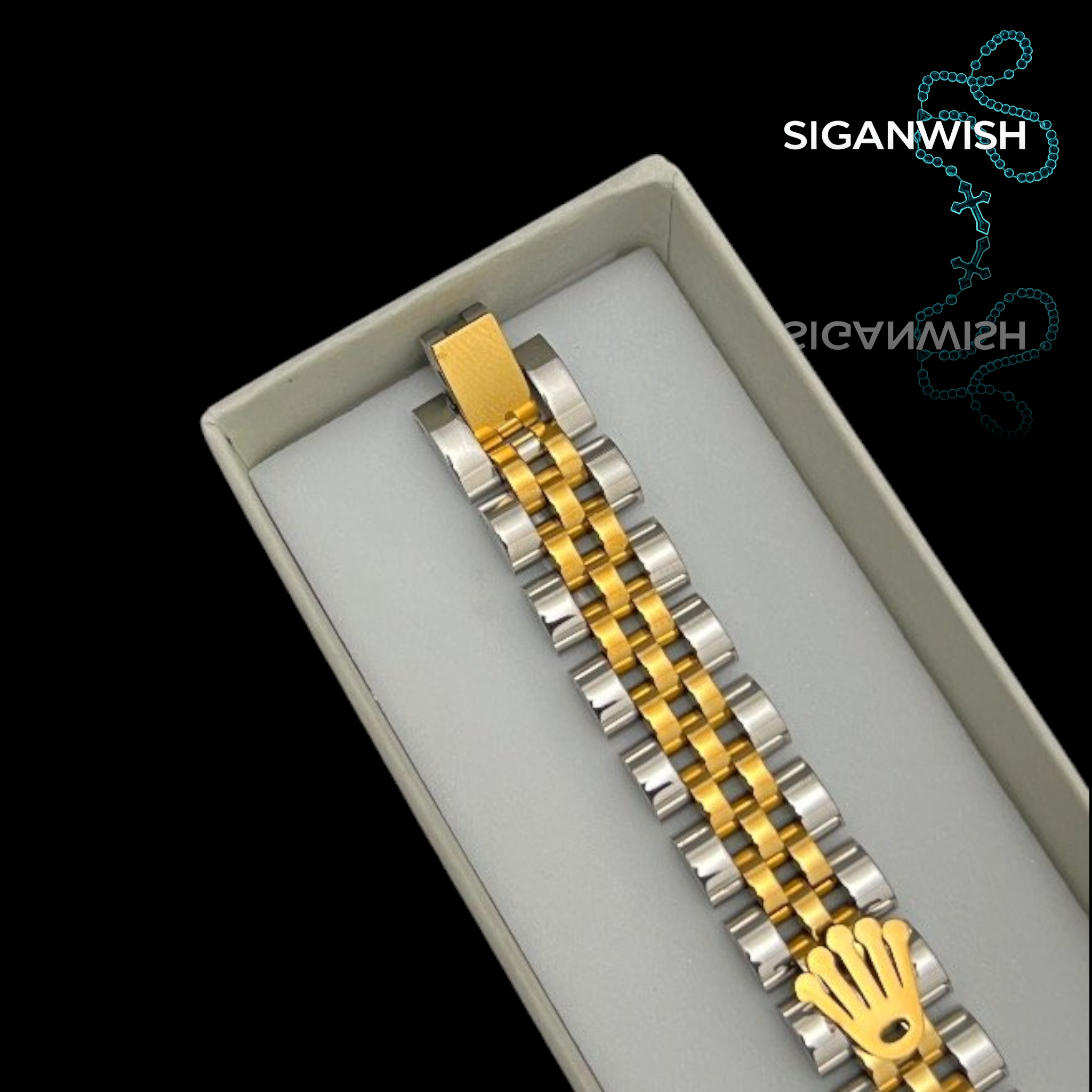 PULSERA "ROLEX" JUBILEE/LOGO 📿
