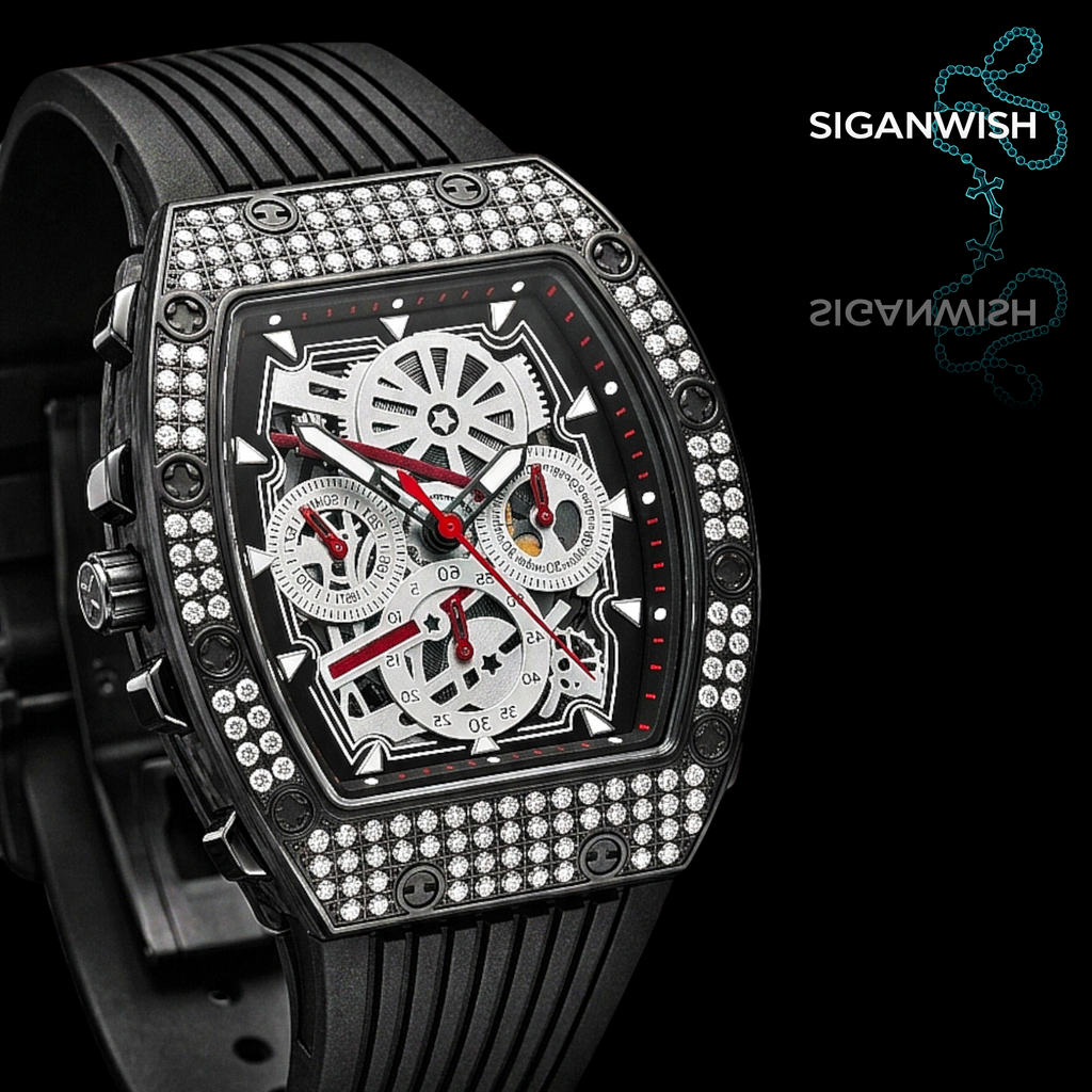 RICHARD MILLE "DRIP" ICED OUT 📿