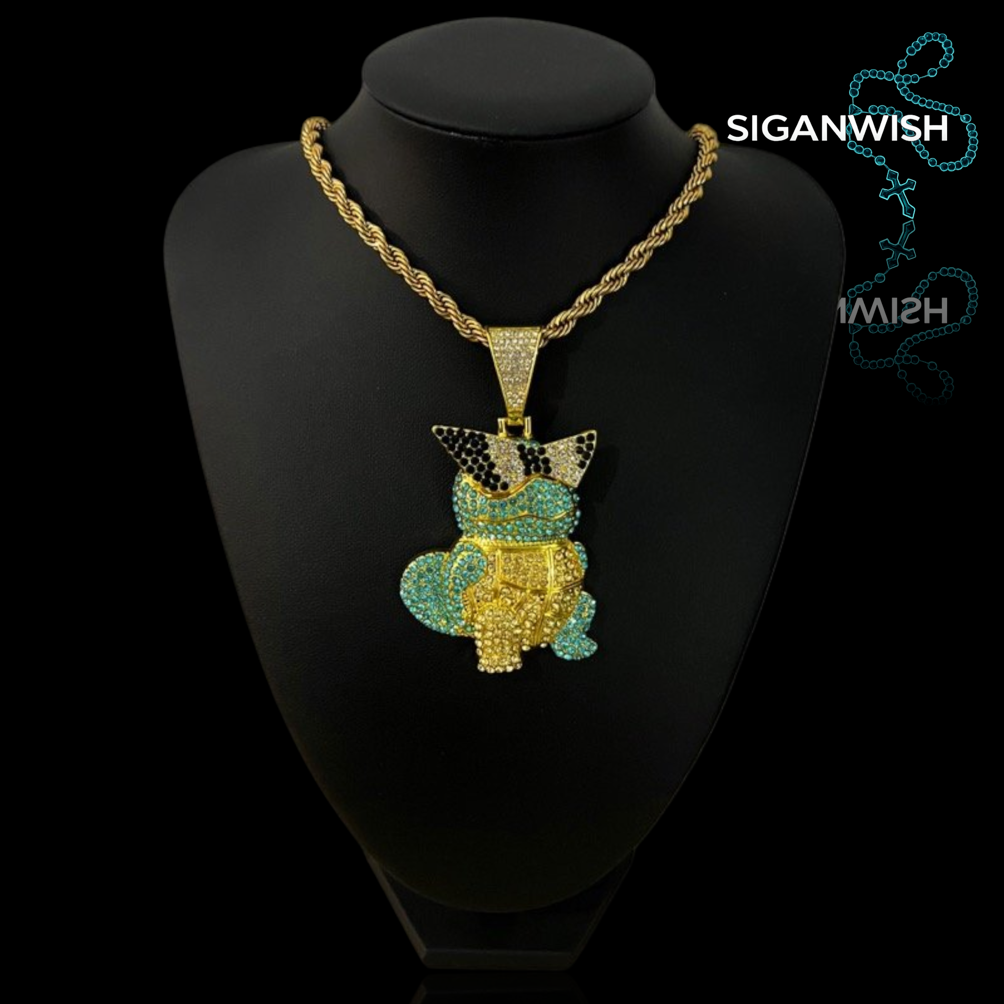 DIJE "SQUIRTLE" ICED OUT 📿