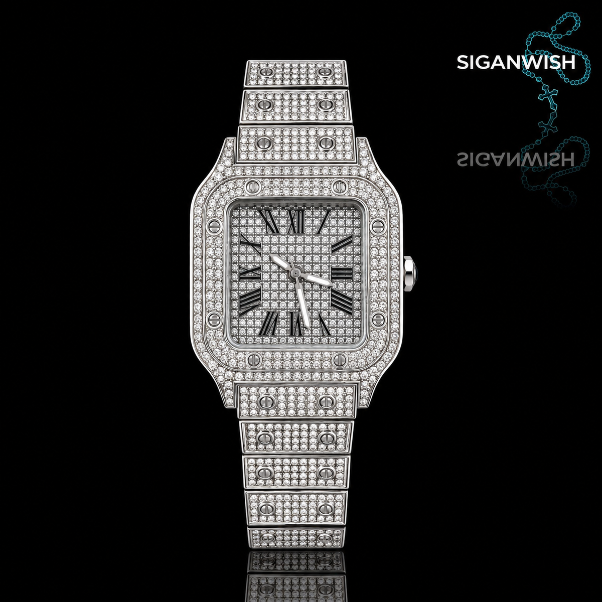 DIAMOND "SQUARE" ICED OUT 📿