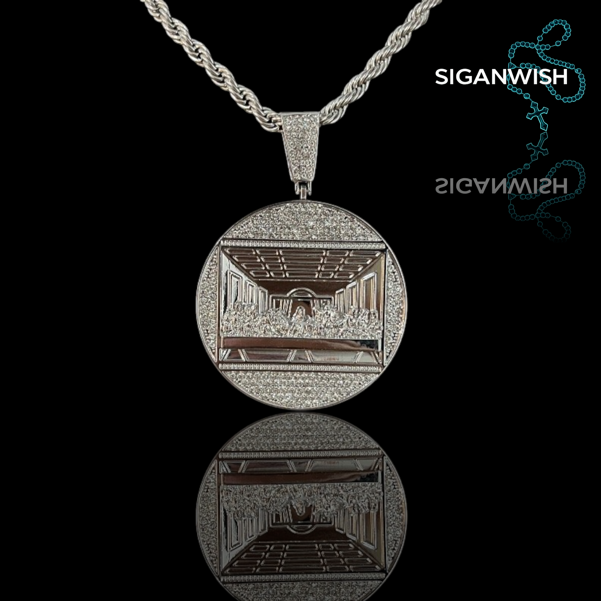 DIJE "LAST SUPPER" BIG ICED OUT 📿