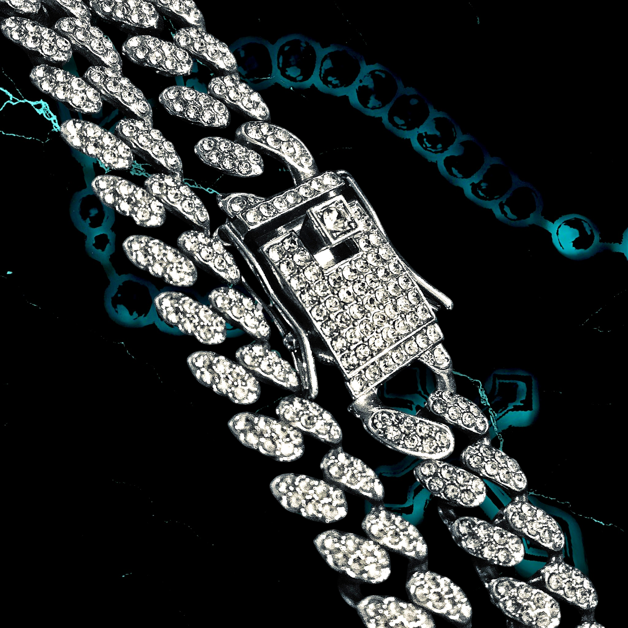 CLASSIC SLIM 1.1mm ICED OUT 📿