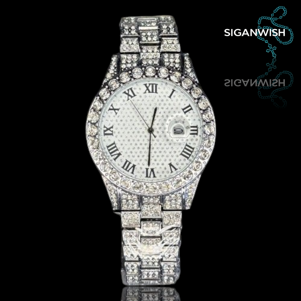 DIAMOND "CUBAN" ICED OUT 📿