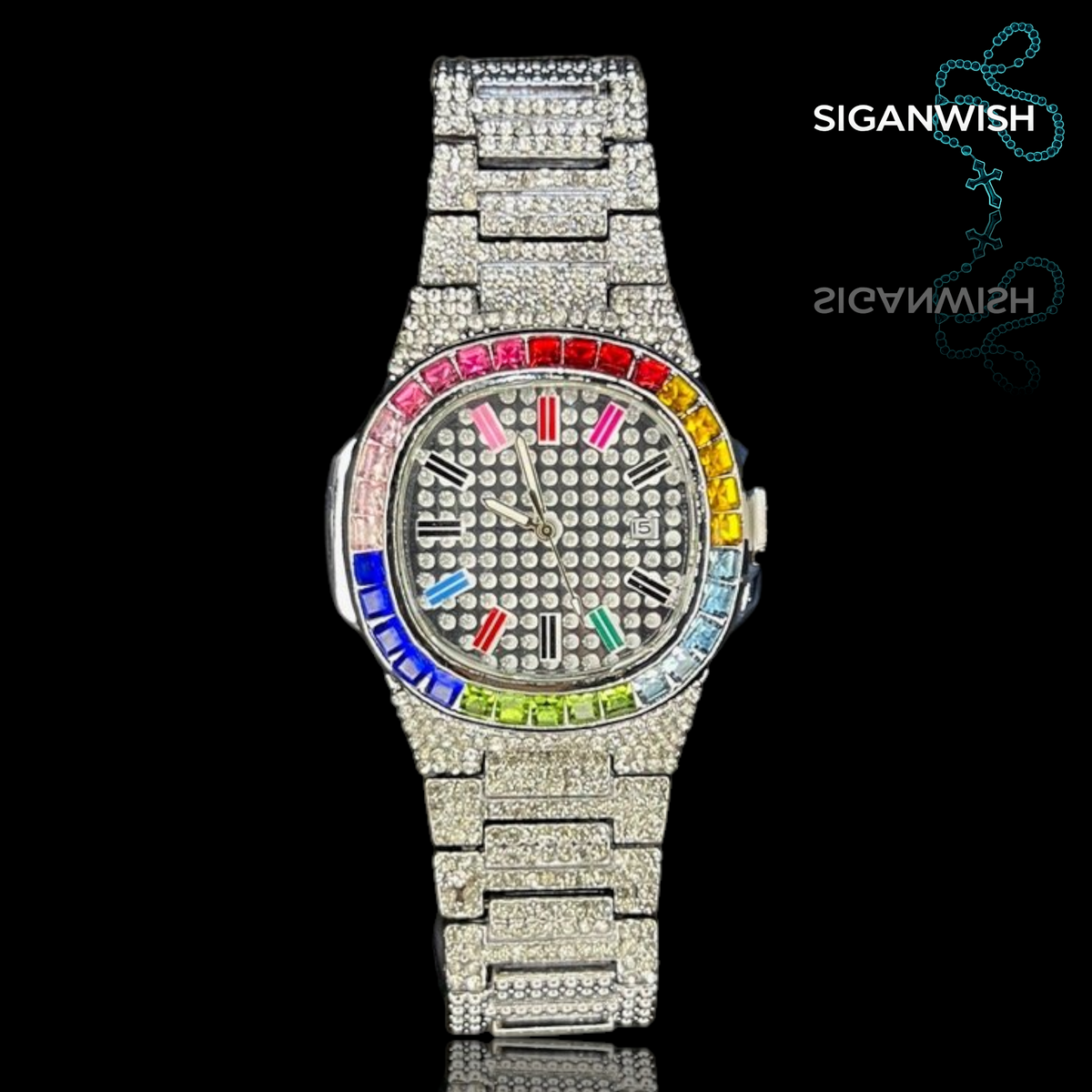 DIAMOND "PATEK" ICED OUT 📿