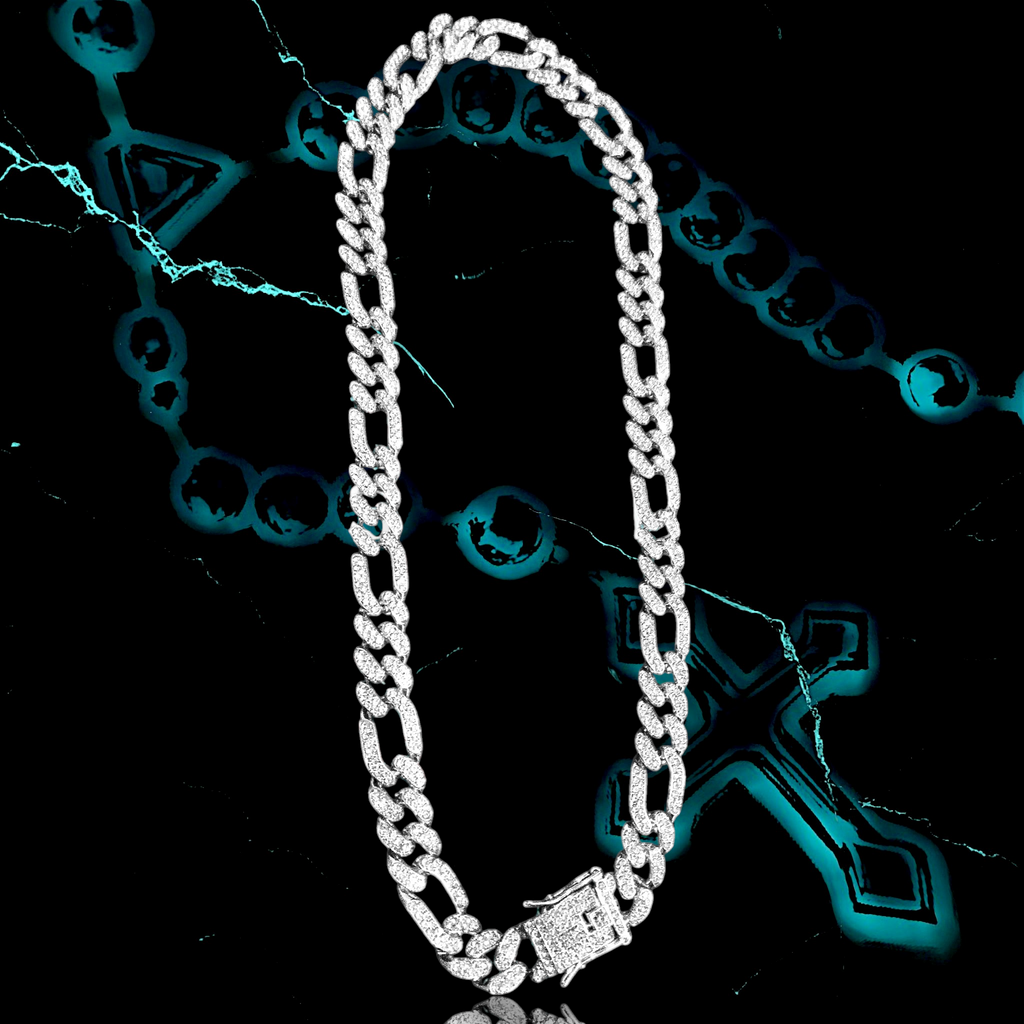 CHUNKY LINK 1.3mm ICED OUT 📿