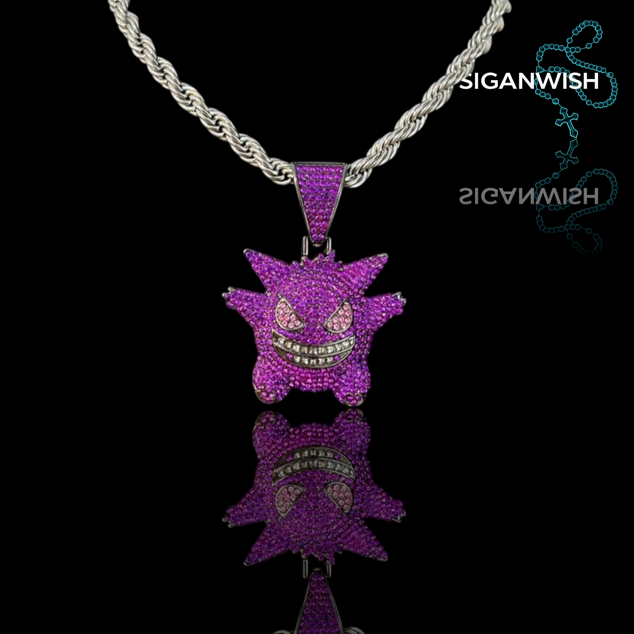 DIJE "GENGAR" ICED OUT 📿