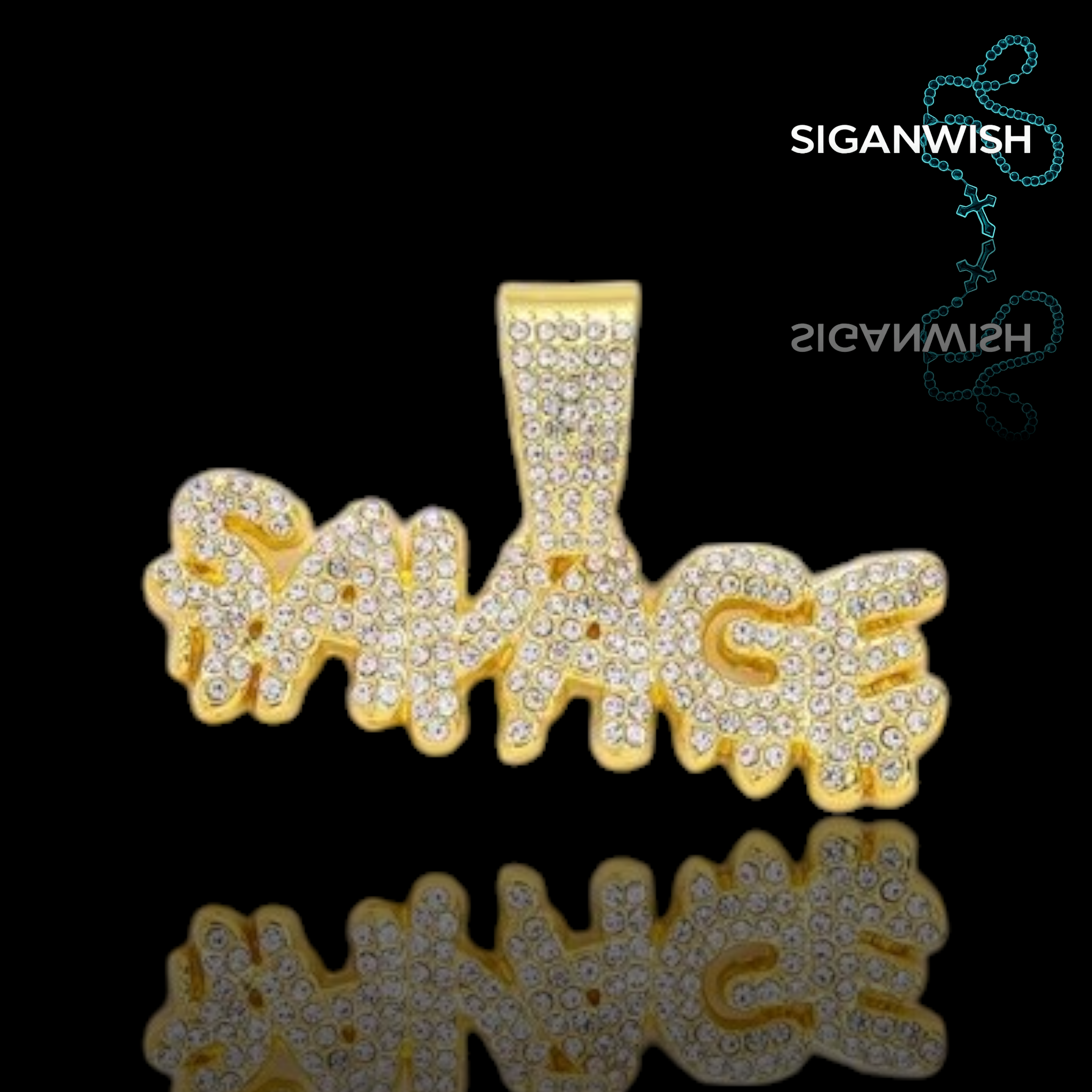 DIJE "SAVAGE" ICED OUT 📿