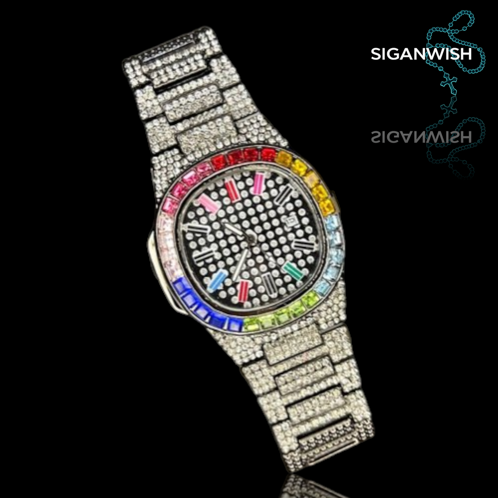 DIAMOND "PATEK" ICED OUT 📿