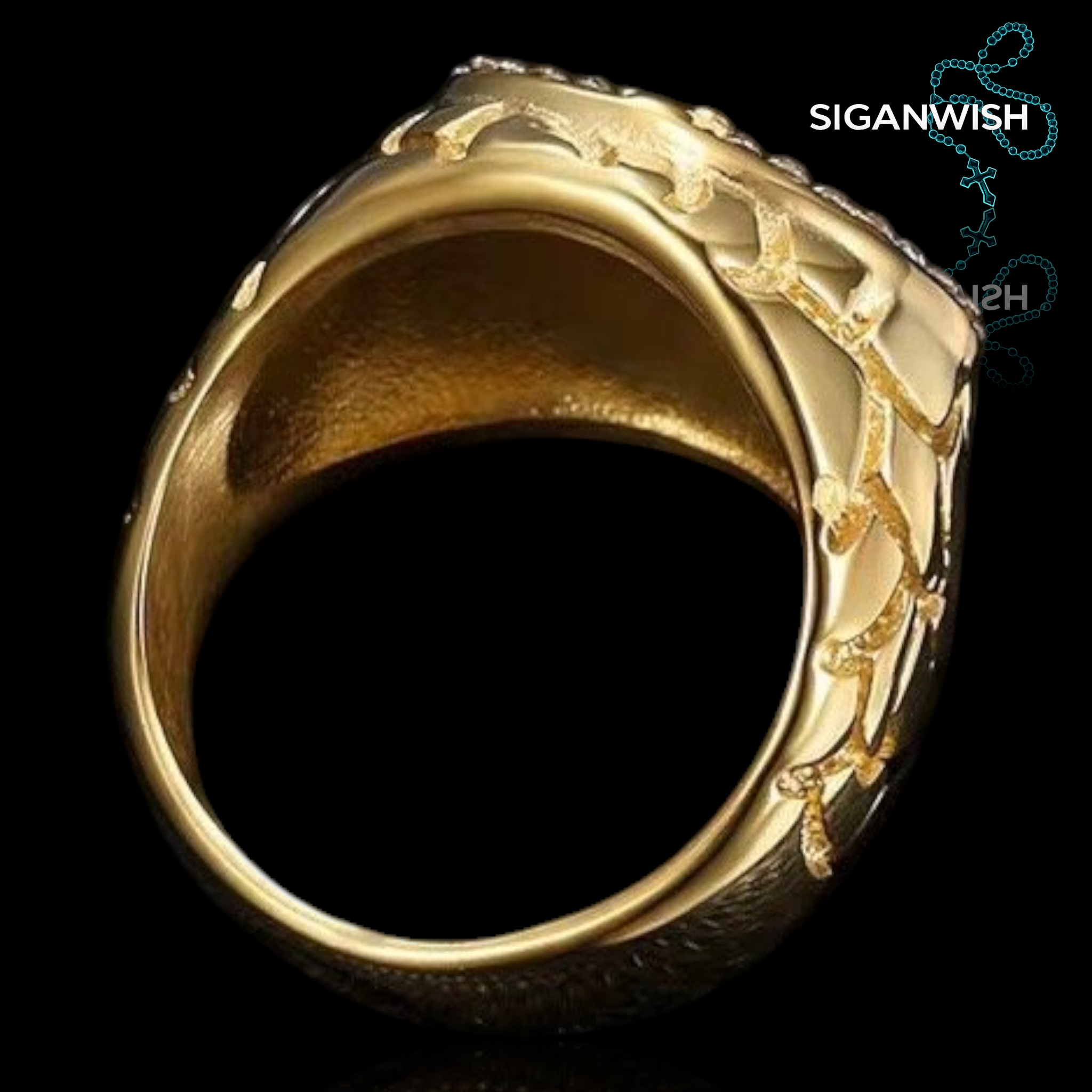 ANILLO "JESUS" ICED OUT 📿